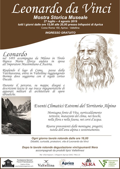 APRICA, Leonardo Da Vinci e l ' ambiente montano